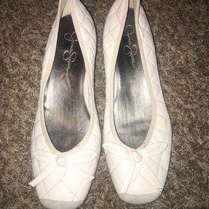 Jessica Simpson quilted ballet flats